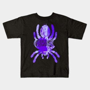 Tarantula Silhouette 50 (Tie Dye) Kids T-Shirt